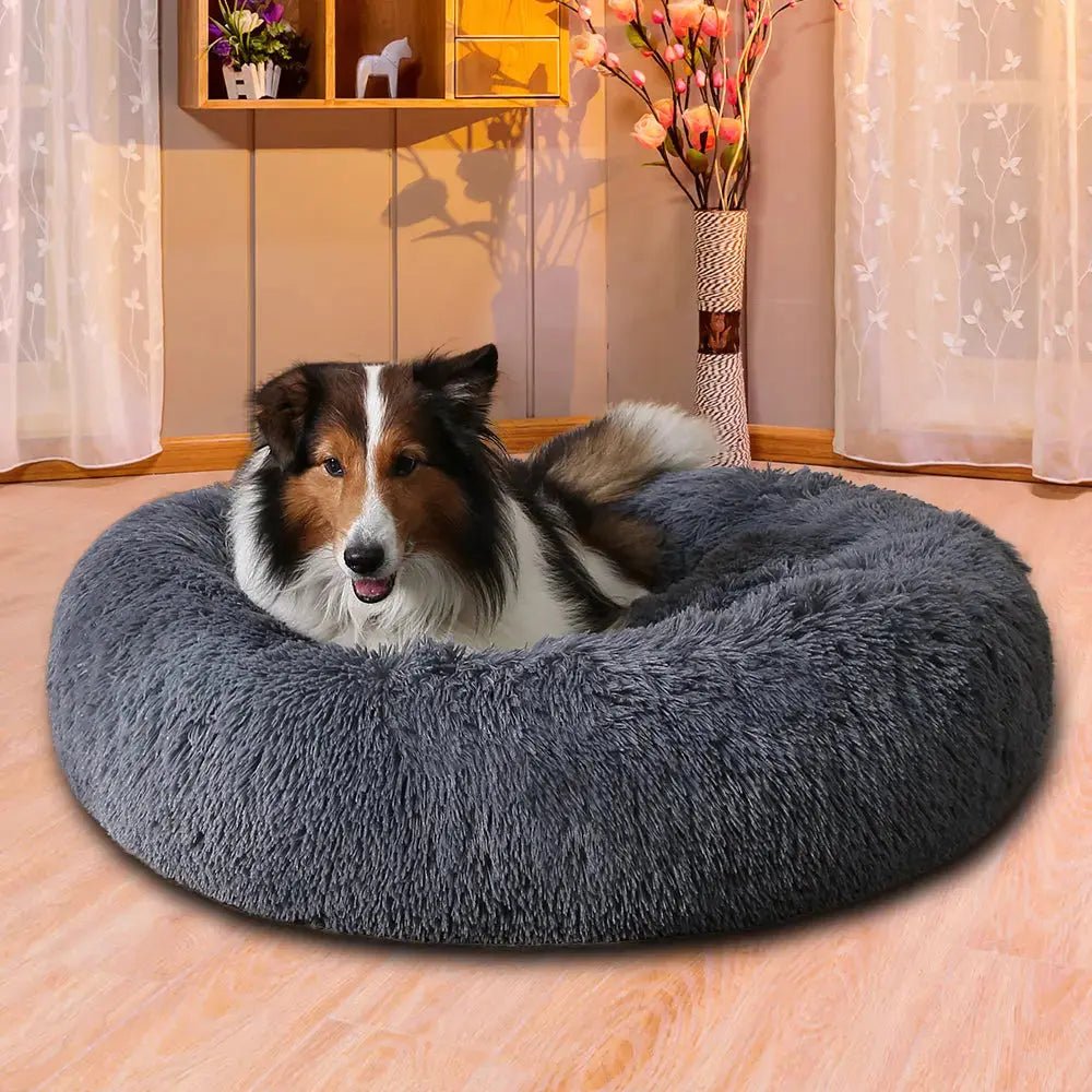 Fluffy Donut Dog and Cat Bed - Paw Loverly